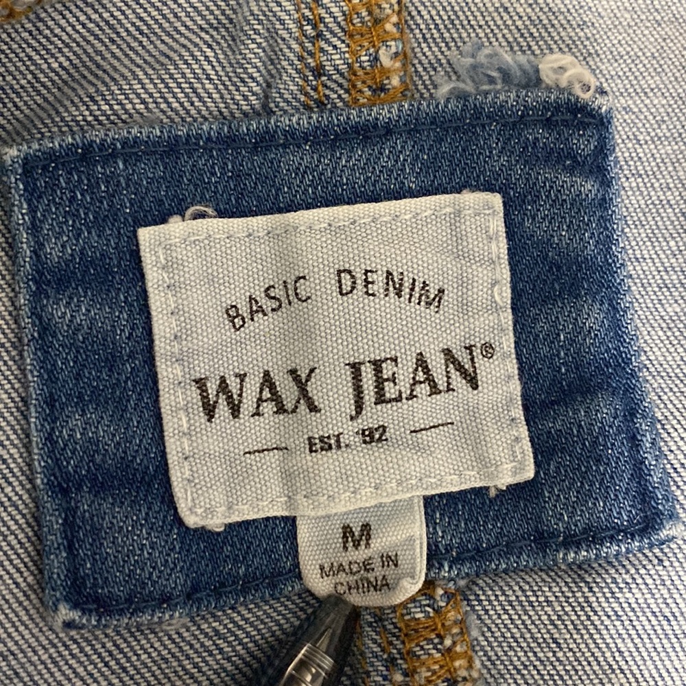 50%OFF WAX JEAN OVERALL DRESS - Picture 3 of 4